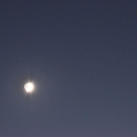 月と南斗六星(2022/10/30)