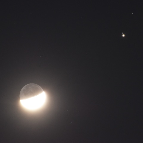 月と木星(2022/12/29)