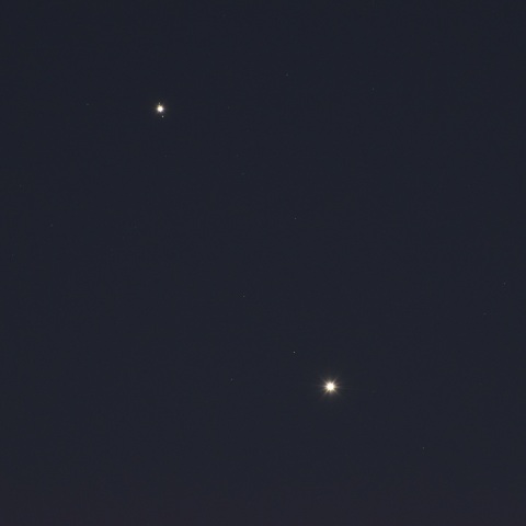 金星と木星の接近(2023/02/28)