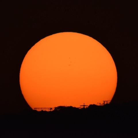 生駒山からの日出(2023/05/17)