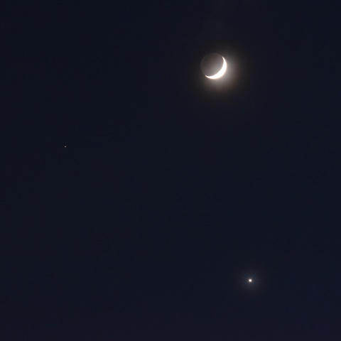 月・金星・火星 (2023/06/22)