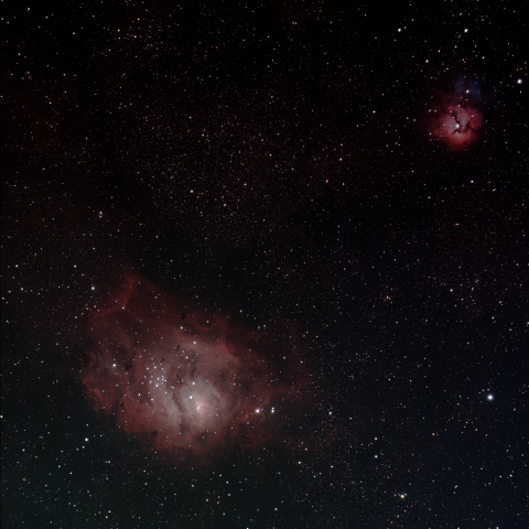 三裂星雲・干潟星雲