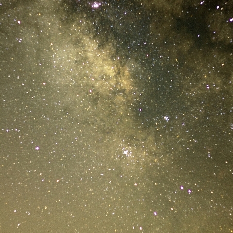 空振りのみずがめ座流星群・・・で天の川