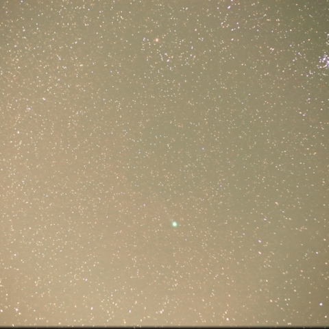 初めての彗星撮影…