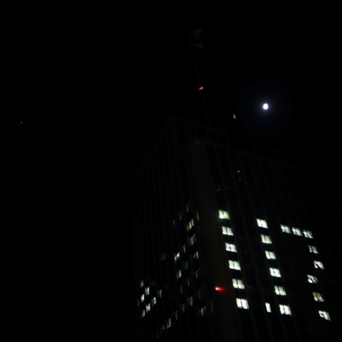 22年目の朝と下弦月、そしてスピカと木星