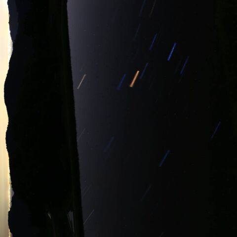 水面を走るアンタレス