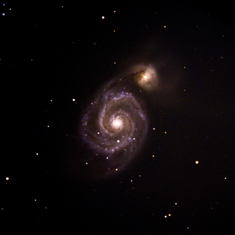 M51 子持銀河 りょうけん座