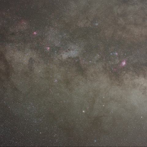 いて座付近の星雲・星団