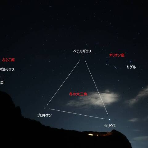 冬の星景
