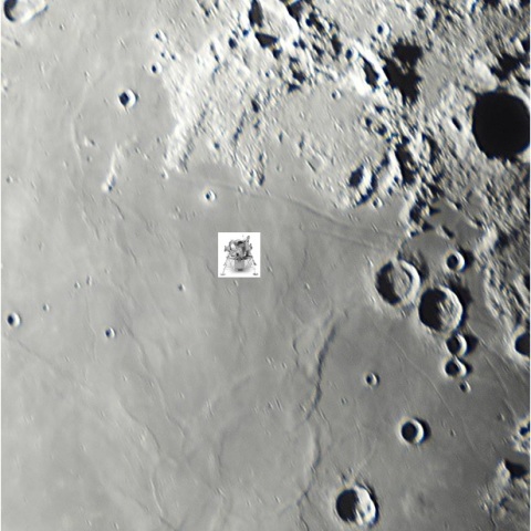 アポロ11号着陸地点