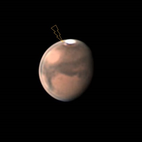 雪を頂くミッチェル山