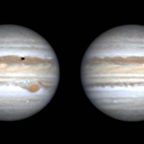 22日ぶりの木星、やんちゃな大気