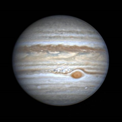 おたまじゃくし？大赤斑後方攪乱