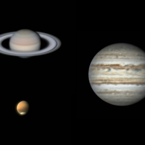 春　一夜の惑星達