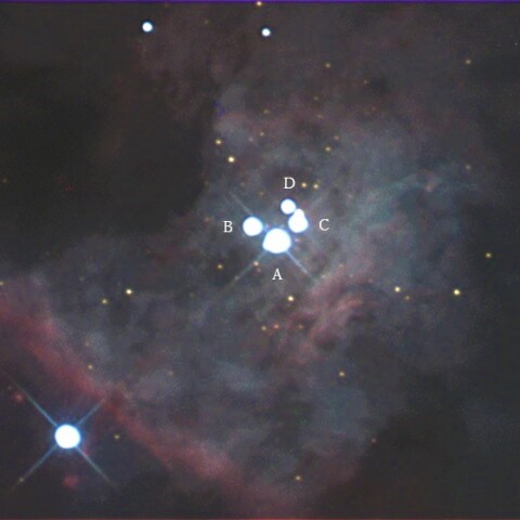 トラペジウム星団　θ1ori星