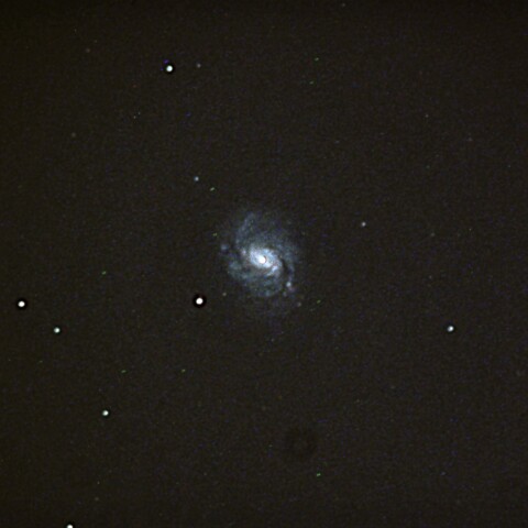 街中で敬遠してた銀河　M77