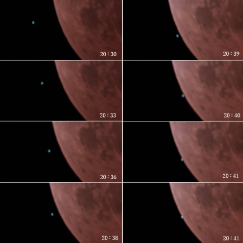 皆既中天王星食　11/08