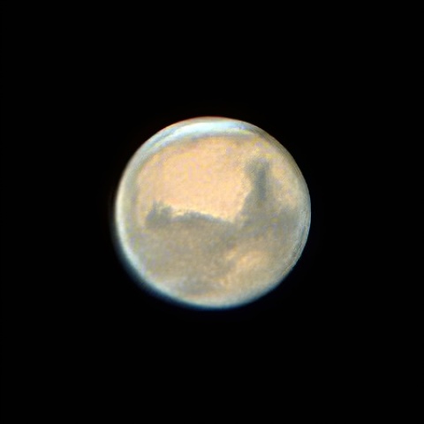 Mars火星　冬の大気　12/09