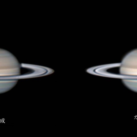 Saturn土星 LRGB合成　08/10