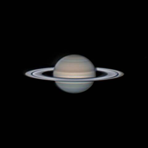 Saturn土星 LRGB合成　08/12