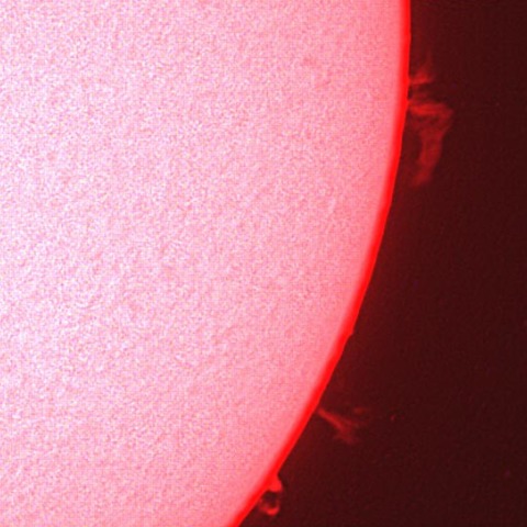 7/22のプロミネンス