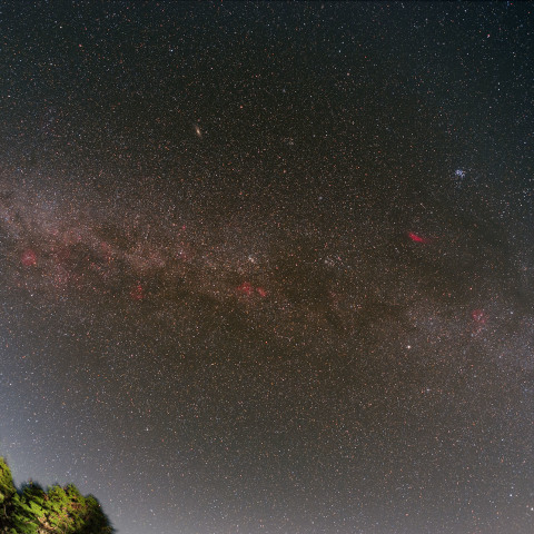 夏から秋の天の川