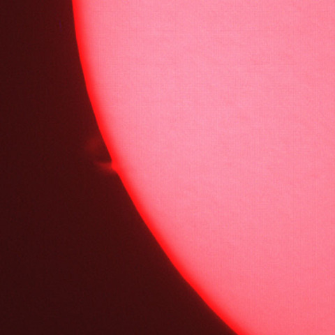 5/2のプロミネンス