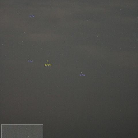 赤緯-49°の C/2013X1 PanSTARRS (06/26)