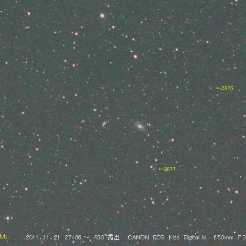 M81、M82とその周りの星雲