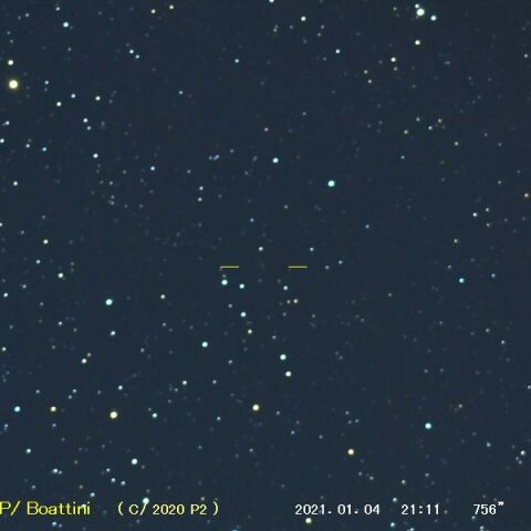 398P　Boattini　ボアッティーニ彗星  ( 01/04 )