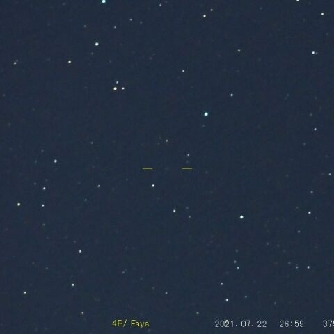 4P/ Faye　フェイ彗星　（2021/07/22）