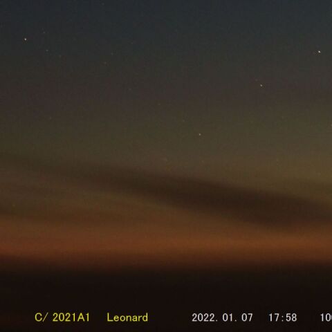 C/2021A1　Leonard　レナード彗星 　（2022/01/07）