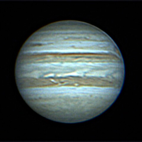 10月31日の木星と衛星ガニメデ