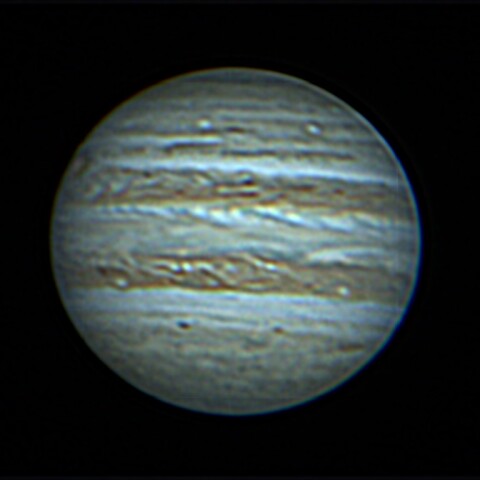 10月31日の木星と衛星ガニメデ