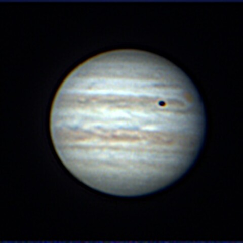 3月9日の木星とイオの影