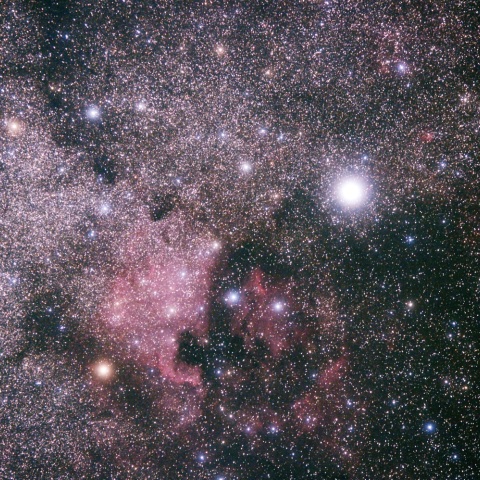 デネブと北アメリカ&ペリカン星雲