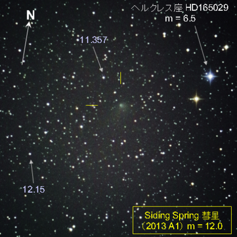 2013A1 Siding Spring 彗星