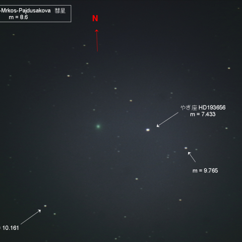 45P Honda-Mrkos-Pajdusakova 彗星 12/19