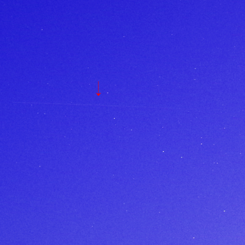 2018年4月2日午前4時19分 天宮1号上空通過