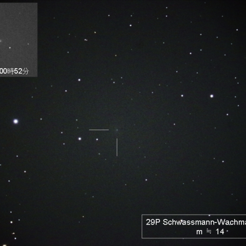 元に戻った 29P Schwassmann-Wachmann 彗星