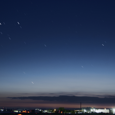 東方最大離角前日の水星 6/3