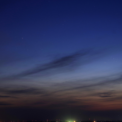 水星とすばるの接近 4/30