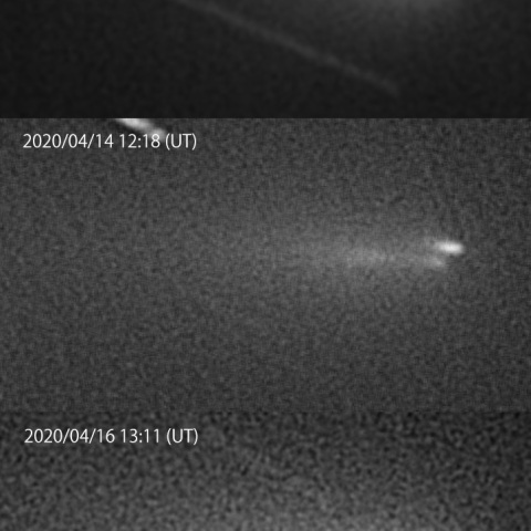 C/2019 Y4(ATLAS) の核近傍の変化