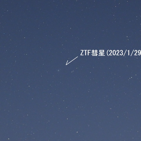 こぐま座、りゅう座、ZTF彗星（2023/1/29）
