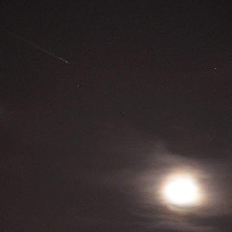 Moon, Jupiter and Uranus