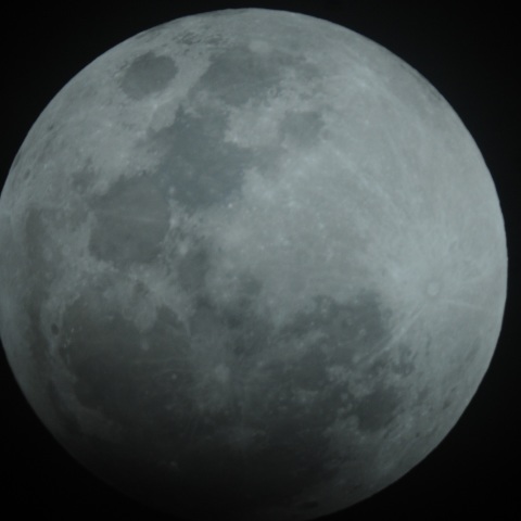 欠け始め前の半影食