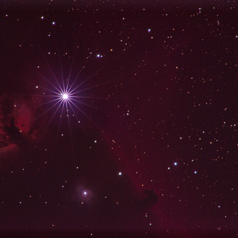 IC434･NGC2024 馬頭星雲と燃える木星雲