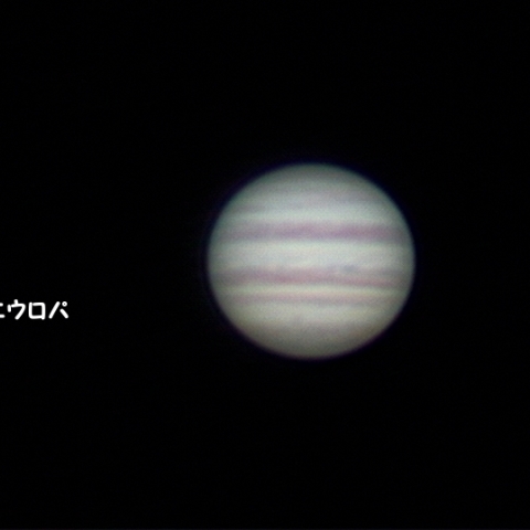 6.5cm 屈折による木星