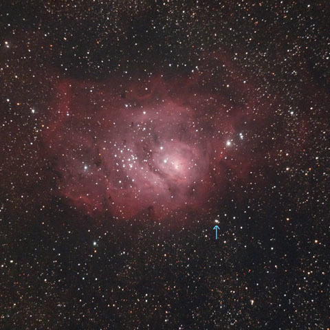 小惑星ケレスと干潟星雲