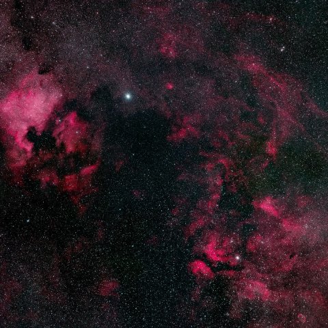 白鳥座の散光星雲